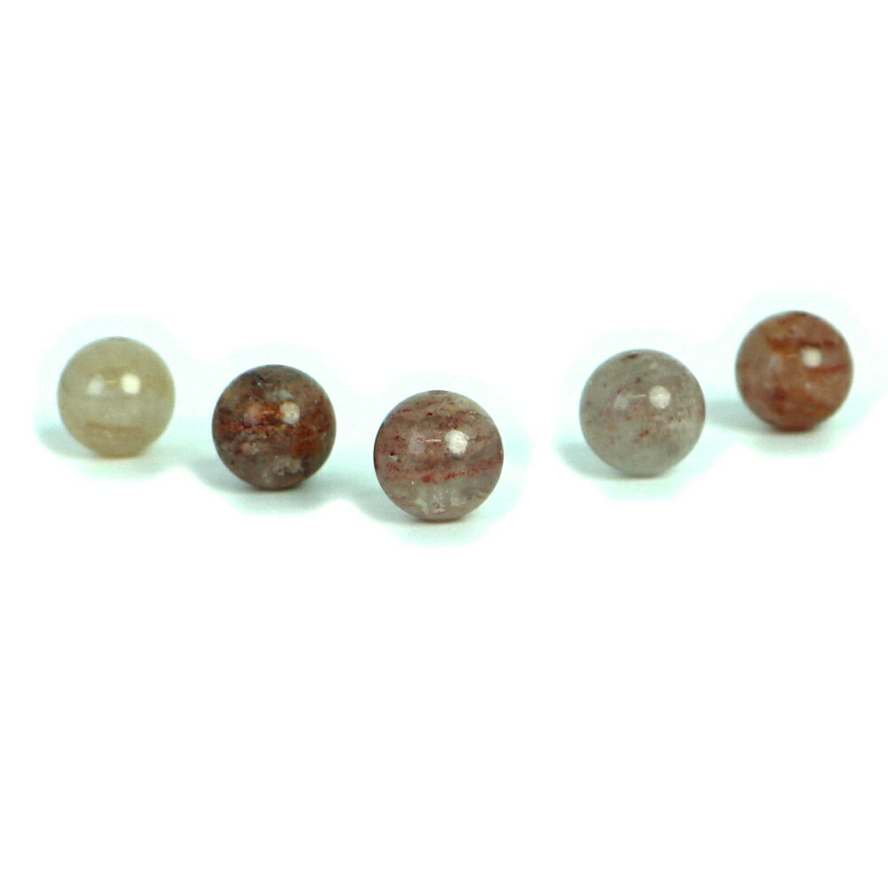 Rakuten - ●5粒売り●ファントムガーデンクォーツ【丸玉】10mm【天然石 ビーズ パワーストーン】