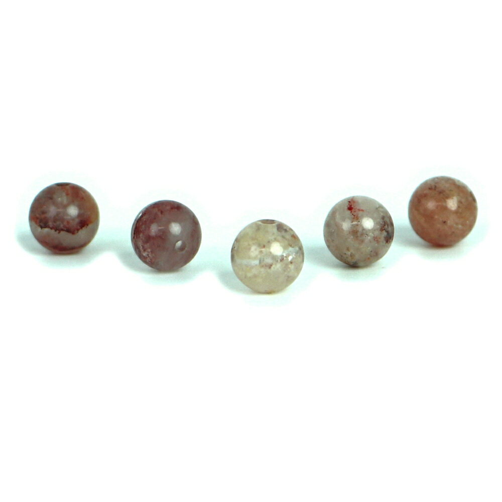 樂天商城 - ●5粒売り●ファントムガーデンクォーツ【丸玉】6mm【天然石 ビーズ パワーストーン】