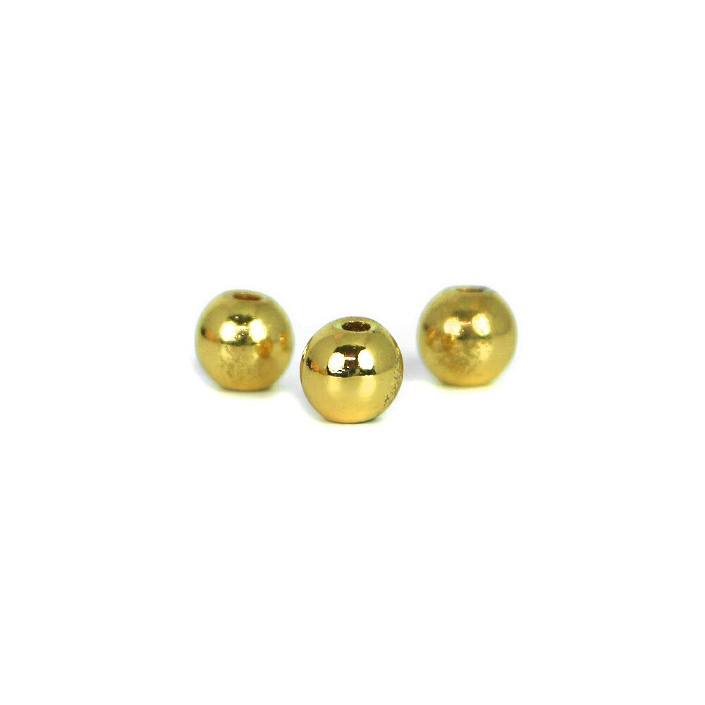 【ビーズサイズ】6mm 【形】丸玉 ※ビーズサイズは0.5mm前後の誤差がある場合がございます 【商品説明】 ヘマタイトは鉄の酸化鉱物でガンメタリック調の色合いとなります こちらは表面にゴールドのメッキをかけたものとなります 和名では赤鉄鉱（せきてっこう）といわれております ヘマタイトの語源は、ギリシャ語の「heima(血)」が由来で、血の石といわれております 天然ヘマタイトの主な産出国はアメリカ、ブラジルなどになります しかし流通しておりますヘマタイトで天然産出鉱物のものは稀で、本品も人工石のヘマタイトとなります ヘマタイトはアクセサリービーズとして大変コストパフォーマンスもよく 金属メッキとも相性がよく、シルバー、ゴールドなどカラーバリエーション広げてきました いろいろな形にも加工されモチーフも様々なものがあります また磁気を帯びたマグネットタイプもありマグネットブレスレットなども多く流通しております お好みの天然石を使ってあなただけのオリジナルアクセサリーを作ってみませんか？ ※こちらの商品は最小量、一粒での販売商品となります ※商品ページ画像最後の2枚は当店取り扱いのビーズ連となります 　 基本的にこちらのビーズを使用させていただいております 【パワーストーン】 ヘマタイトは鉄が酸化した鉱物で粉末にすると赤くなることから「血」とつながりが強く生命力が宿るパワーストーンとされています 古代ローマでは兵士が護符として身に着けて戦場に赴いたといわれています ヘマタイトは危険から身を守ってくれる「身代わり石」と呼ばれ、災いからのお守りとしてよいといわれています また「勝利へ導く石」といわれ積極的に行動することで目標達成へと導いてくれるといわれています 【配送につきまして】 ●メール便：送料250円（お買い物合計金額3,000円以上で1通分送料無料） ・ヤマト運輸ネコポスでのお届けとなります ・宅配便同様のお届け日数（翌日?3日程度での配達）＊一部地域を除く ・ご自宅のポストへのお届けとなります（ご登録のお名前がポストへ記載があることをご確認お願い致します） ・大きさ（上限A4サイズ）：縦31.2cm、横22.8cm、厚さ2.5cm、重さ1kg以内 ※後払い（商品到着後コンビニなどでのお支払い）はご利用頂けます ※代引き決済はできません ※配送日時指定不可 ※発送後の住所変更はできませんので予めご注意ください ※商品紛失などの補償は基本的にございません ●宅配便：送料は配達地域によって異なります（お買い物合計金額3,980円以上で送料無料） ・佐川急便でのお届けとなります ・ドライバーによる手渡しでのお届け ・代引き決済はドライバーへ代金のお支払が可能となります （代引き手数料330円） ・配送日時指定可能 ※初回お届けより1週間以上お受け取りになられない場合は持ち戻りとなり返送となります 返送による送料は運送会社の定価送料を実費ご負担いただくことになりますので 予めご注意くださいますようお願い申し上げます ※当店の判断で日本郵便（レターパック）で発送させていただく場合もございます 予めご了承のほどお願い申し上げます