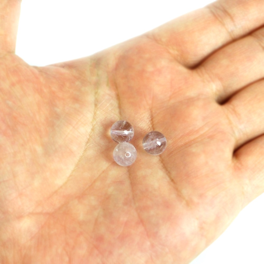 ●1粒売り●ラベンダーアメジストAAクリア【丸玉】8mm【天然石 ビーズ パワーストーン】