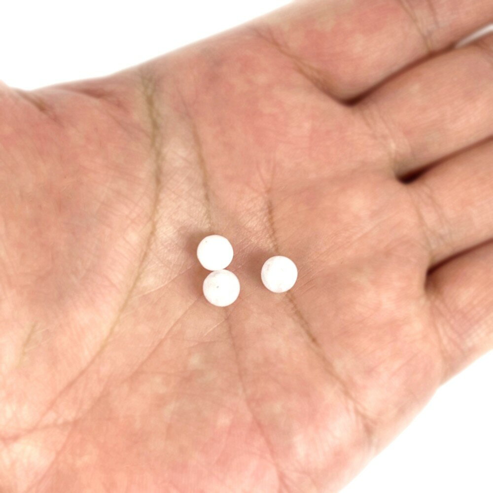 ●1粒売り●ムーンストーン（ブルー）【丸玉】6mm【天然石 ビーズ パワーストーン】