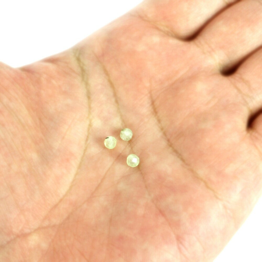 ●1粒売り●プレナイト【カット】4mm【天然石...の紹介画像2