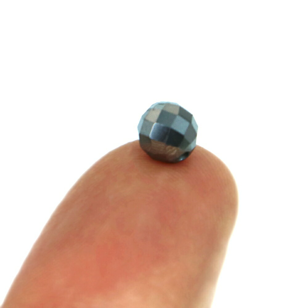 ●1粒売り●テラヘルツ【カット】6mm【天然石 ビーズ パワーストーン】