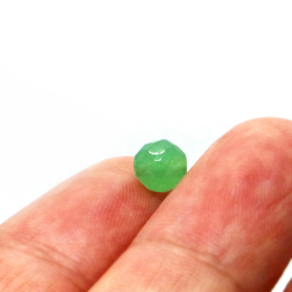 ●1粒売り●アベンチュリン【カット】6mm【天然石 ビーズ パワーストーン】