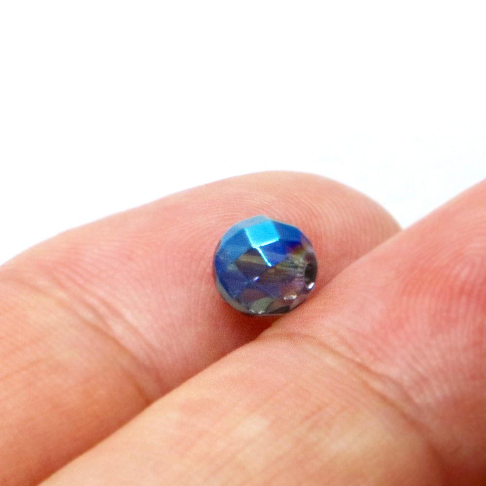 ●1粒売り●コスモオーラ【カット】6mm【天然石 ビーズ パワーストーン】