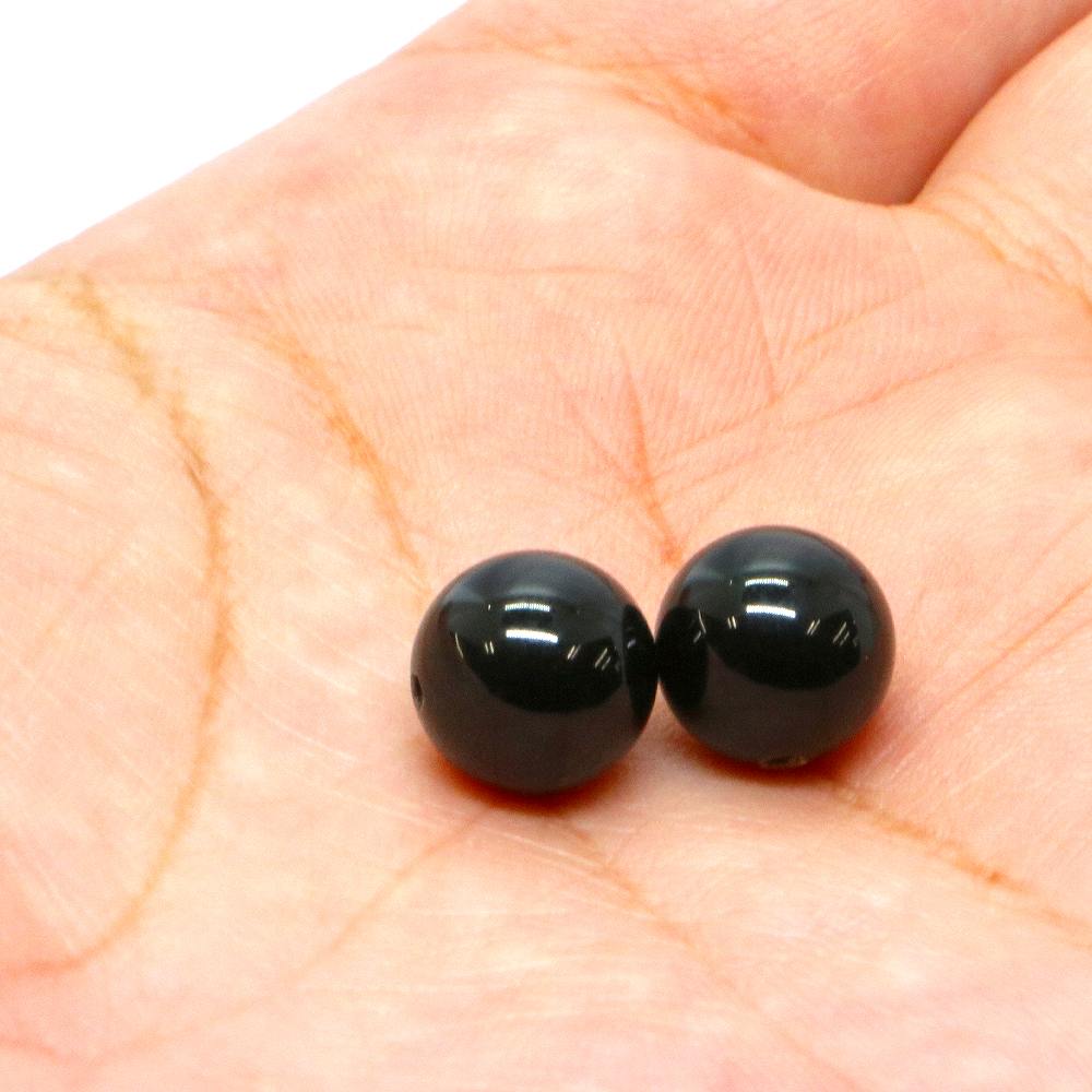 ●1粒売り●オニキス【丸玉】10mm【天然石 ビーズ パワーストーン】
