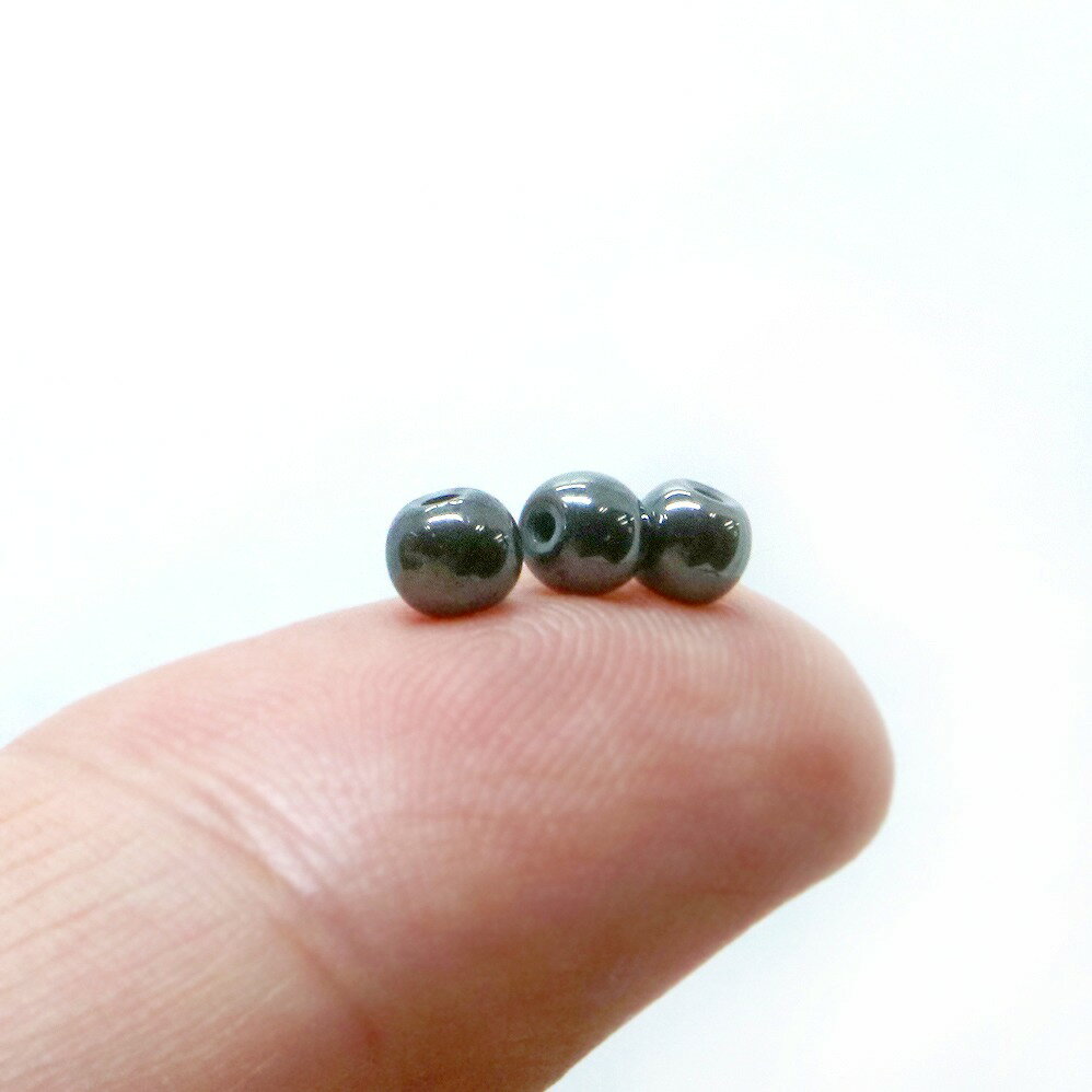 ●1粒売り●ヘマタイト【丸玉】4mm【天然石 ...の紹介画像2