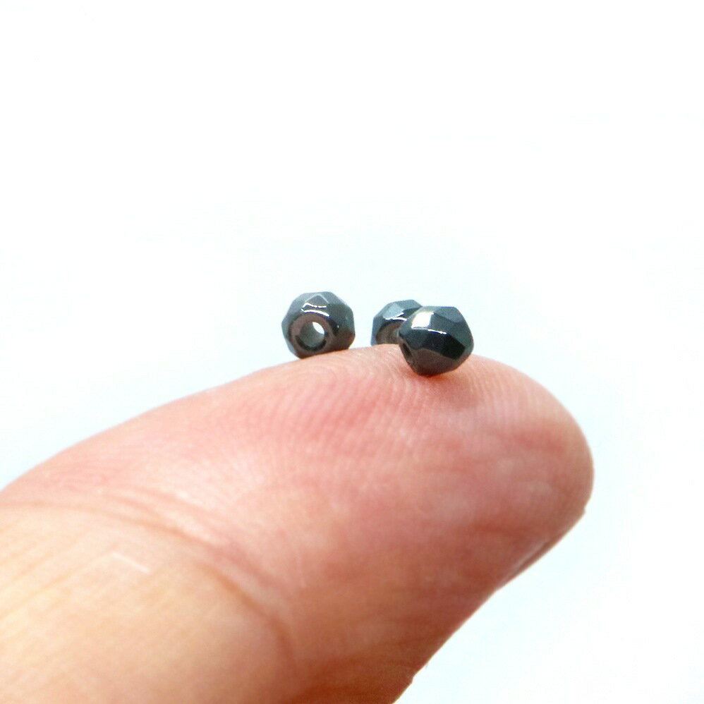●1粒売り●ヘマタイト【カット】3mm【天然石...の紹介画像2