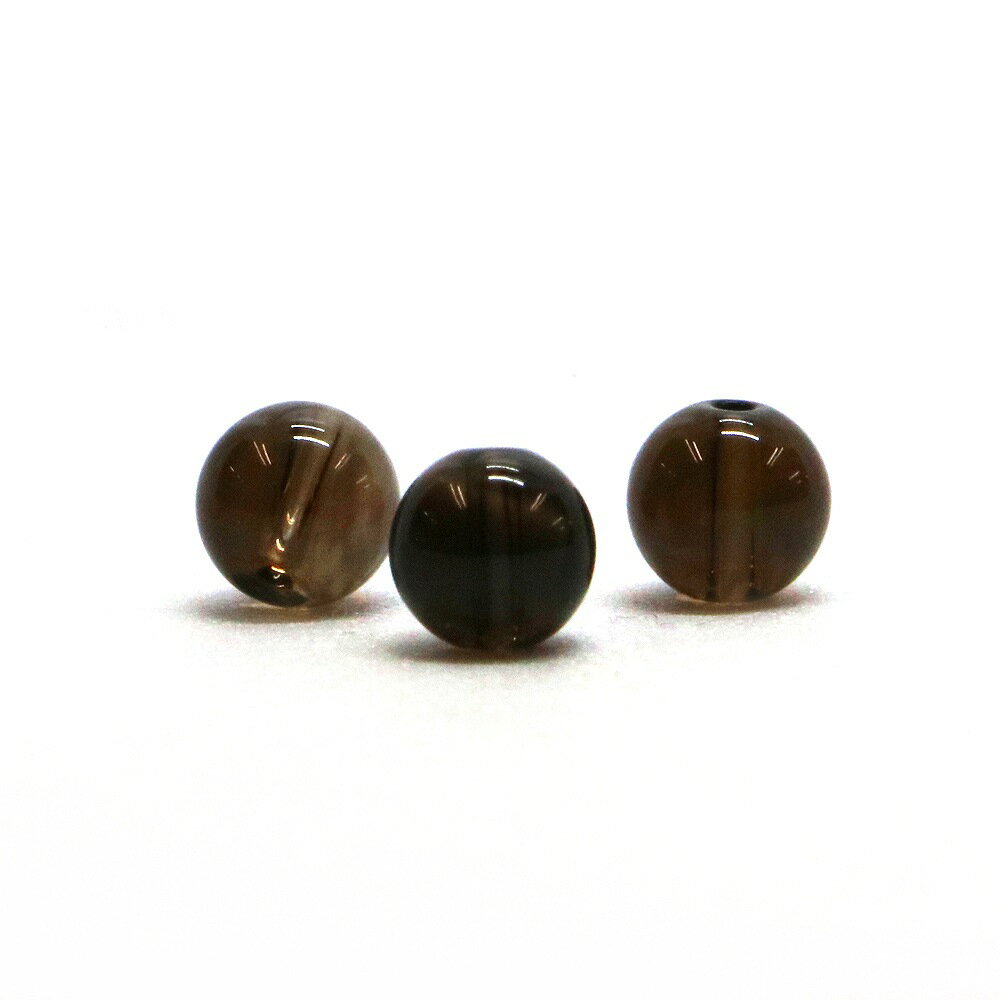 Rakuten - ●1粒売り●スモーキークォーツ【丸玉】6mm【天然石 ビーズ パワーストーン】