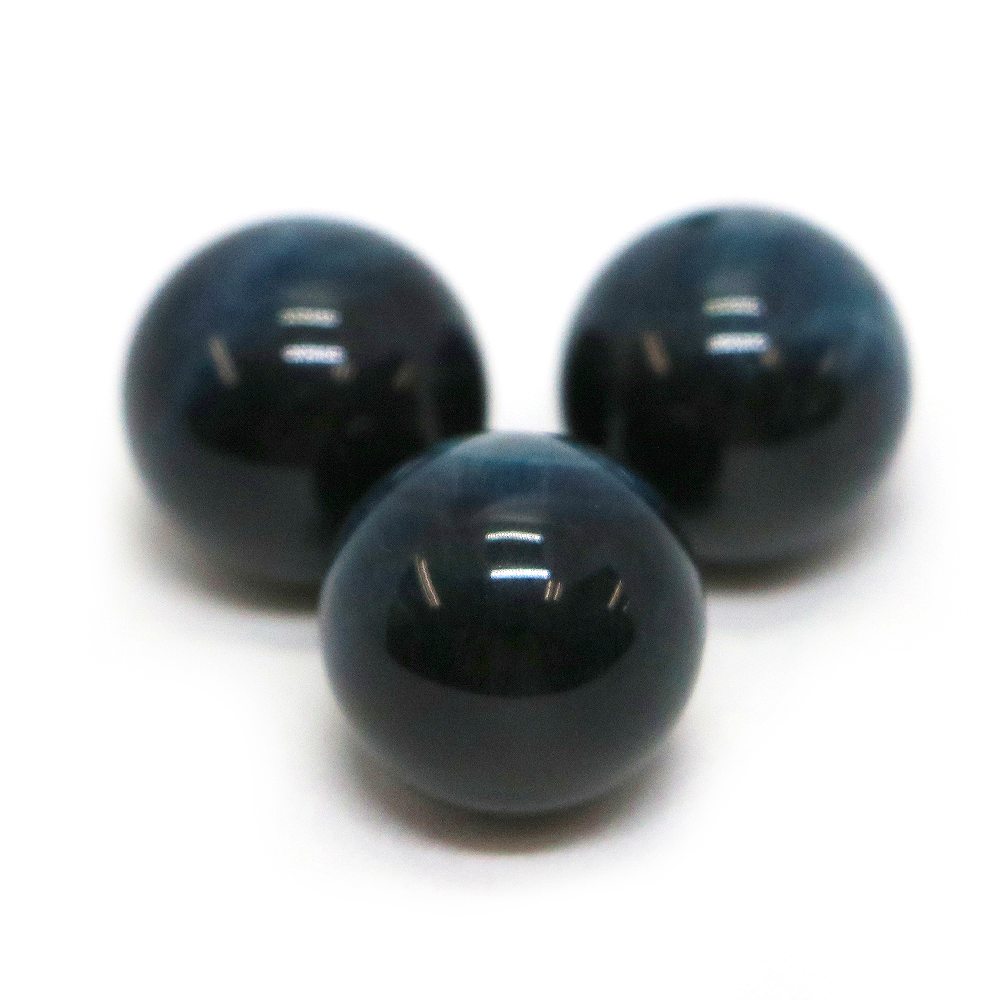 Rakuten - ●1粒売り●ブルータイガーアイ(ナチュラルカラータイプ)【丸玉】16mm【天然石 ビーズ パワーストーン】