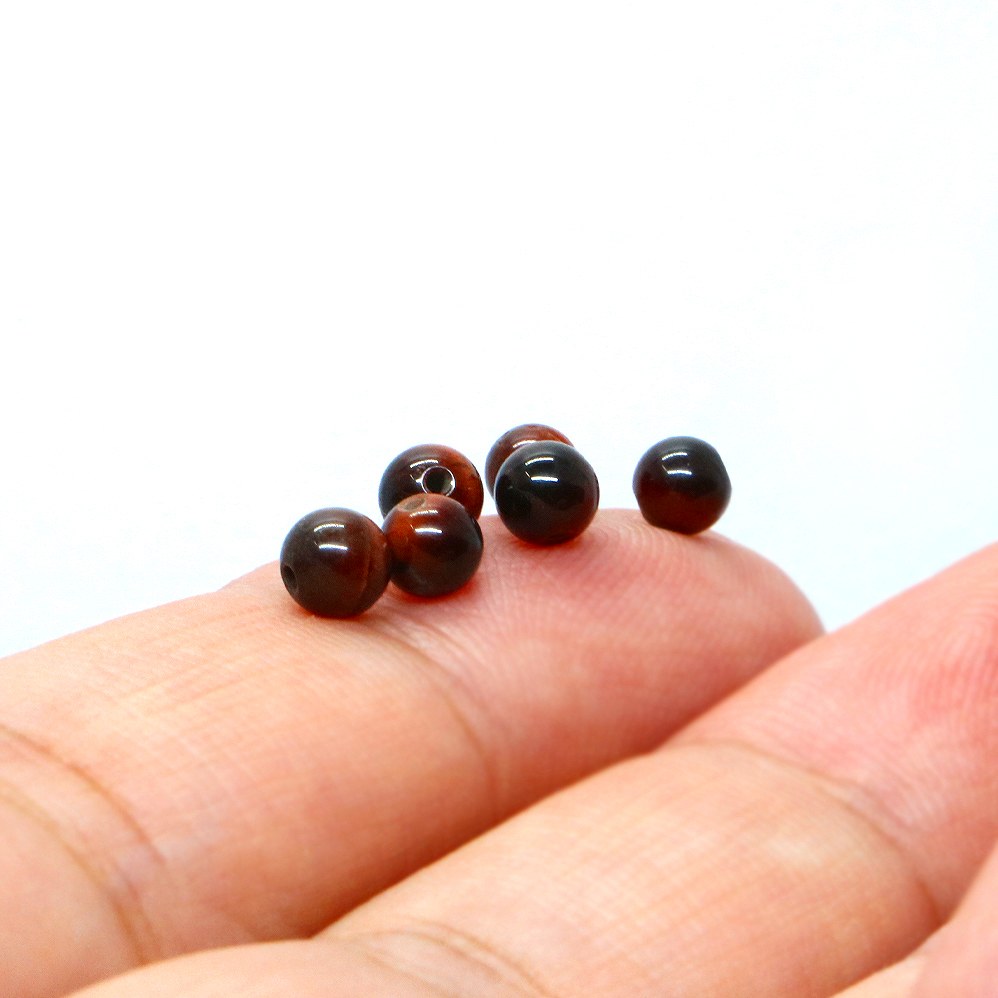 ●1粒売り●レッドタイガーアイ【丸玉】4mm【...の紹介画像2