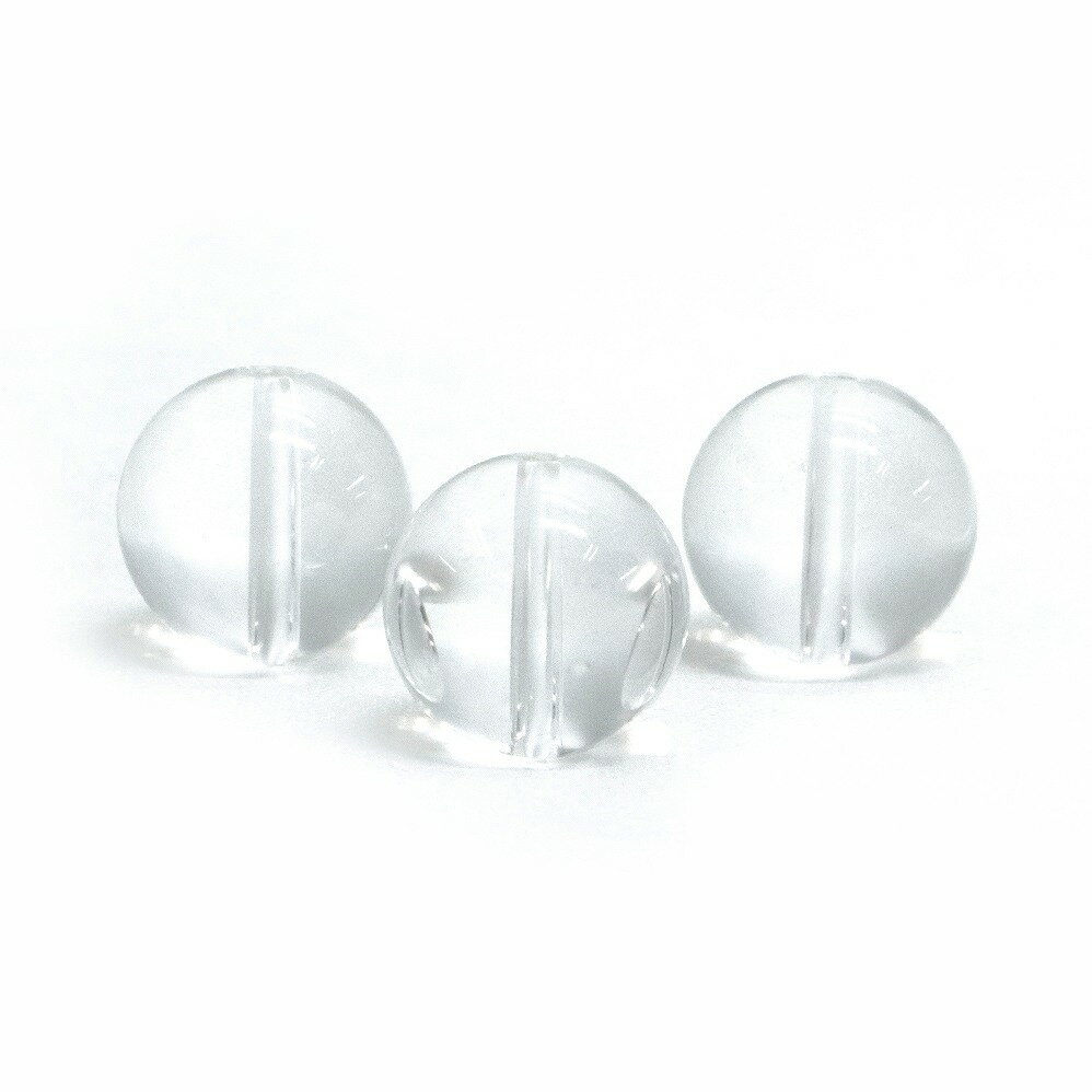 Rakuten - ●1粒売り●水晶（クリスタル）【丸玉】12mm【天然石 ビーズ パワーストーン】
