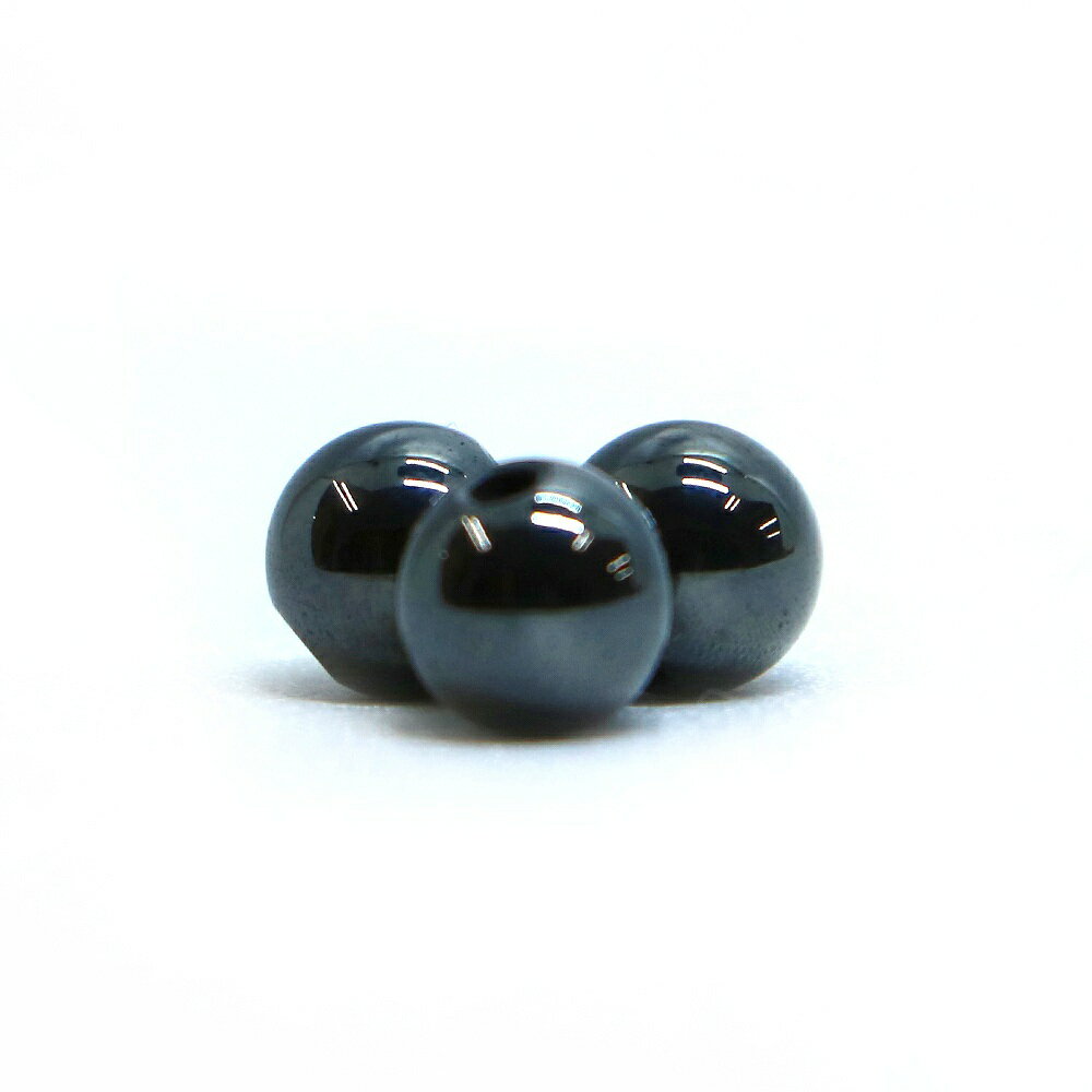 ●1粒売り●ヘマタイト（マグネット） 丸玉 6mm 天然石 ビーズ パワース...