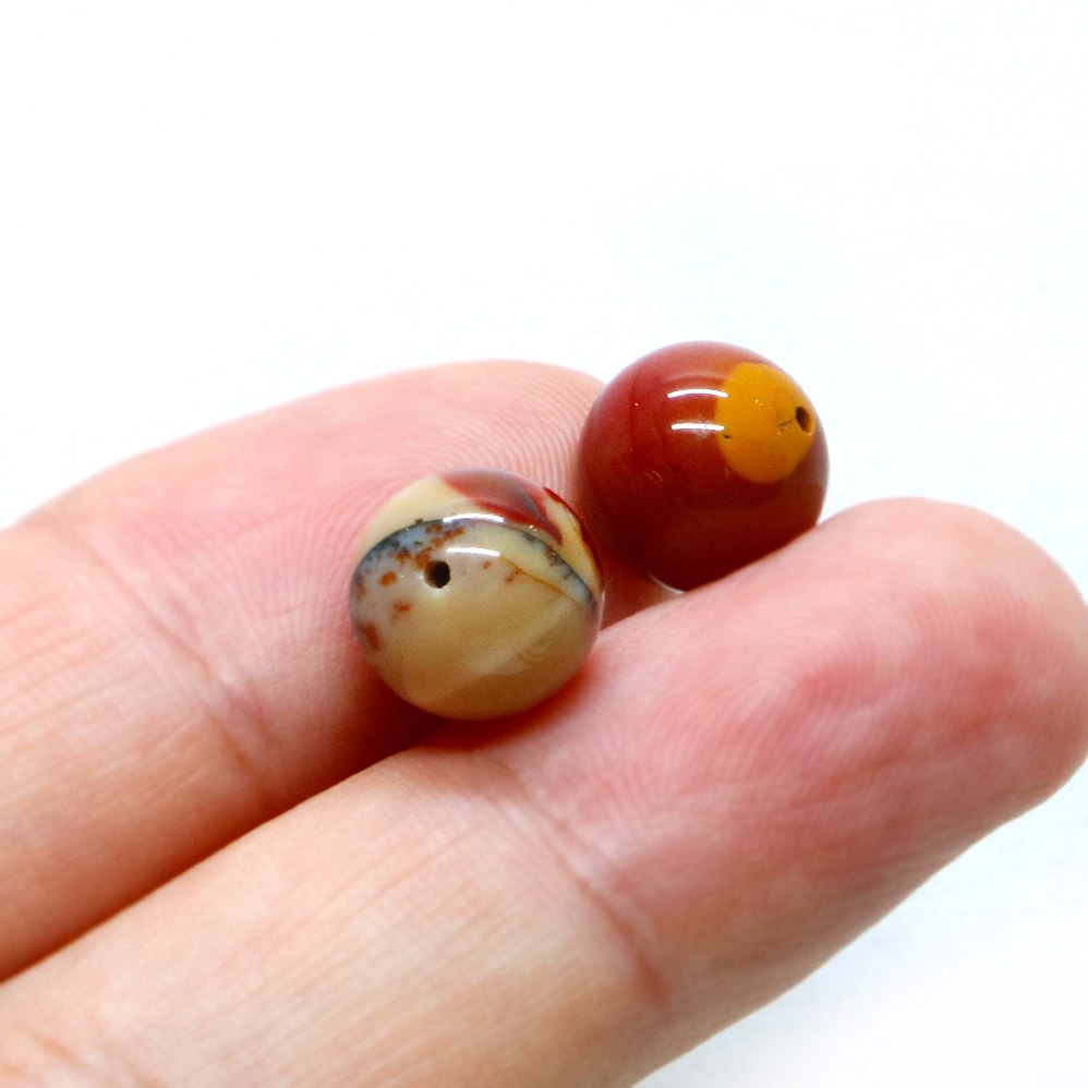 ●5粒売り●ムーカイト ムーアカイト モッカイト【丸玉】10mm【天然石 ビーズ パワーストーン】