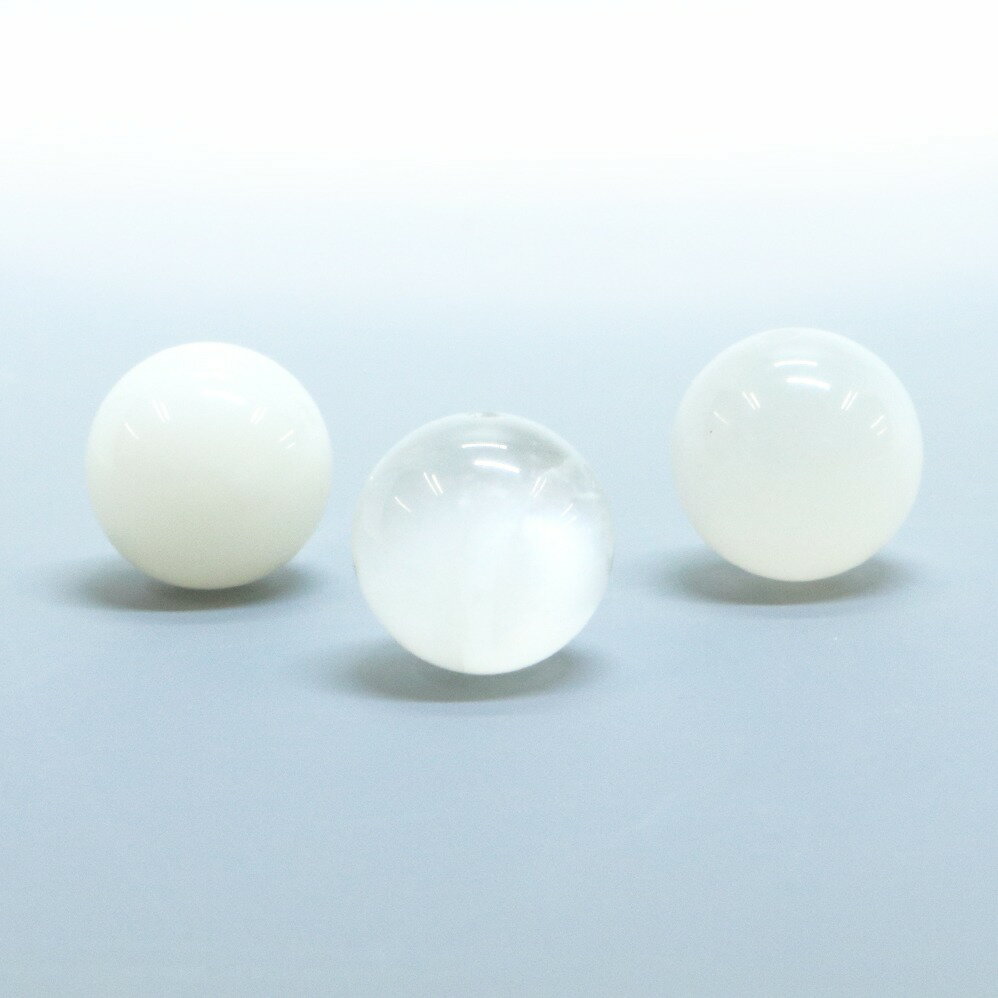 樂天商城 - ●1粒売り●ムーンストーン（白）【丸玉】10mm【天然石 ビーズ パワーストーン】