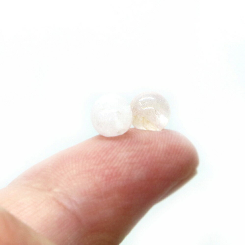 ●1粒売り●モルガナイト【丸玉】6mm【天然石 ビーズ パワーストーン】