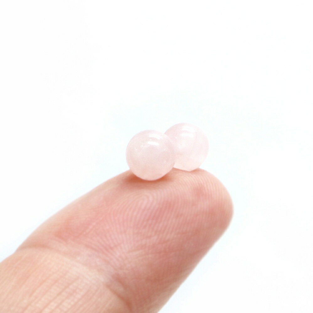●1粒売り●ローズクォーツ【丸玉】6mm【天然...の紹介画像2