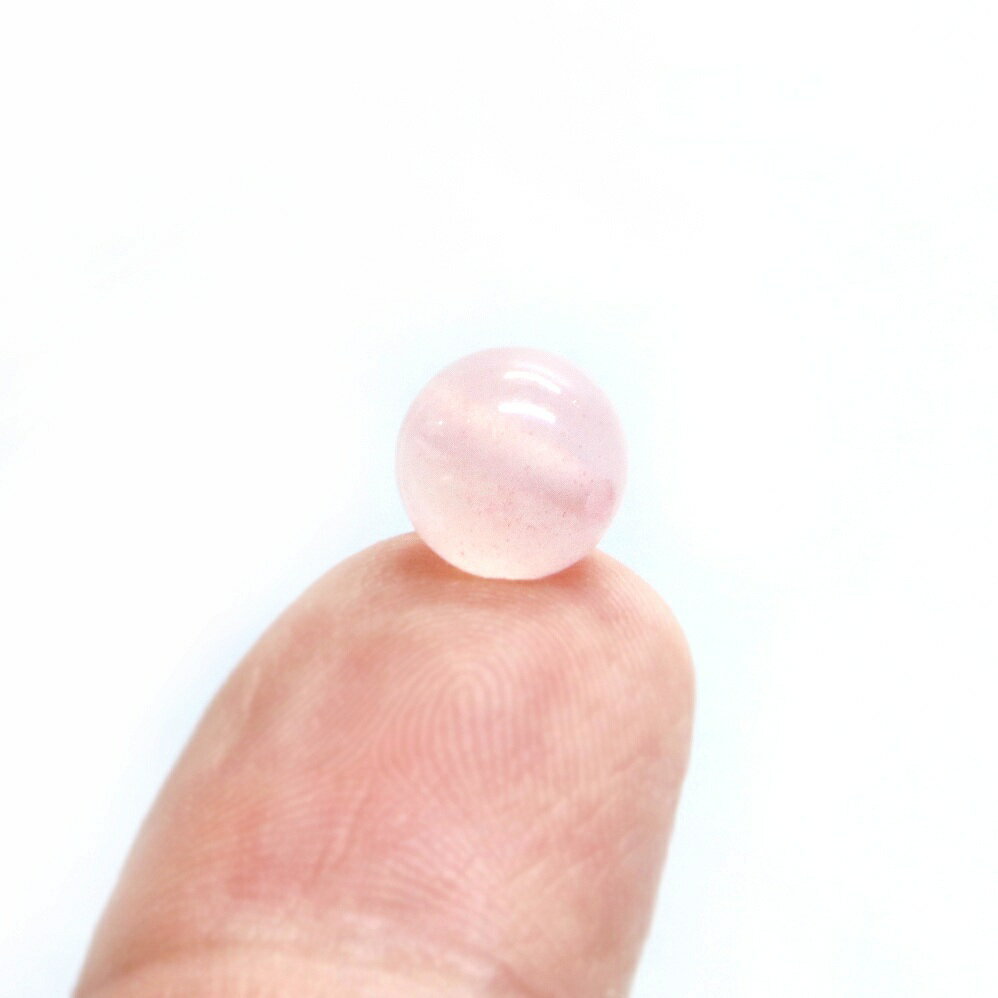 ●1粒売り●ローズクォーツ【丸玉】8mm【天然...の紹介画像3
