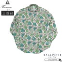 【SUMMER SALE30】Finamore フィナモレ BALI SIMONE バリ シモーネ リネン 柄 シャツ メンズ 25春夏 M0599BALISM