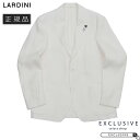 【SUMMER SALE30】LARDINI ラルディーニ リネン 2Bシングル テーラードジャケット メンズ 25春夏 5116-A6202Q404