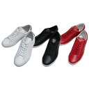 パントフォラドーロ スニーカー メンズ Pantofola d'Oro パントフォラドーロ レザー ローカットスニーカー WHT/WHITE RED/RED BLK/BLACK OPL1