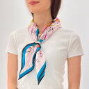 manipuri マニプリ scarf シルクスカーフ 65LDN 65×65 レディース 0141330005