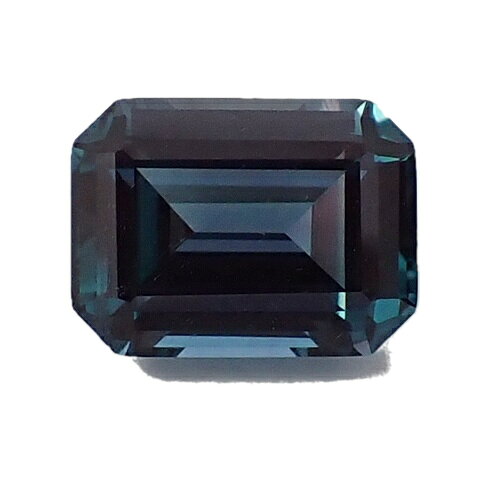 Gemstone KANAのGemKana/合成アレキサンドライト/エメラルドカット/8x6x4.2mm/2.0ct/｜アングル3