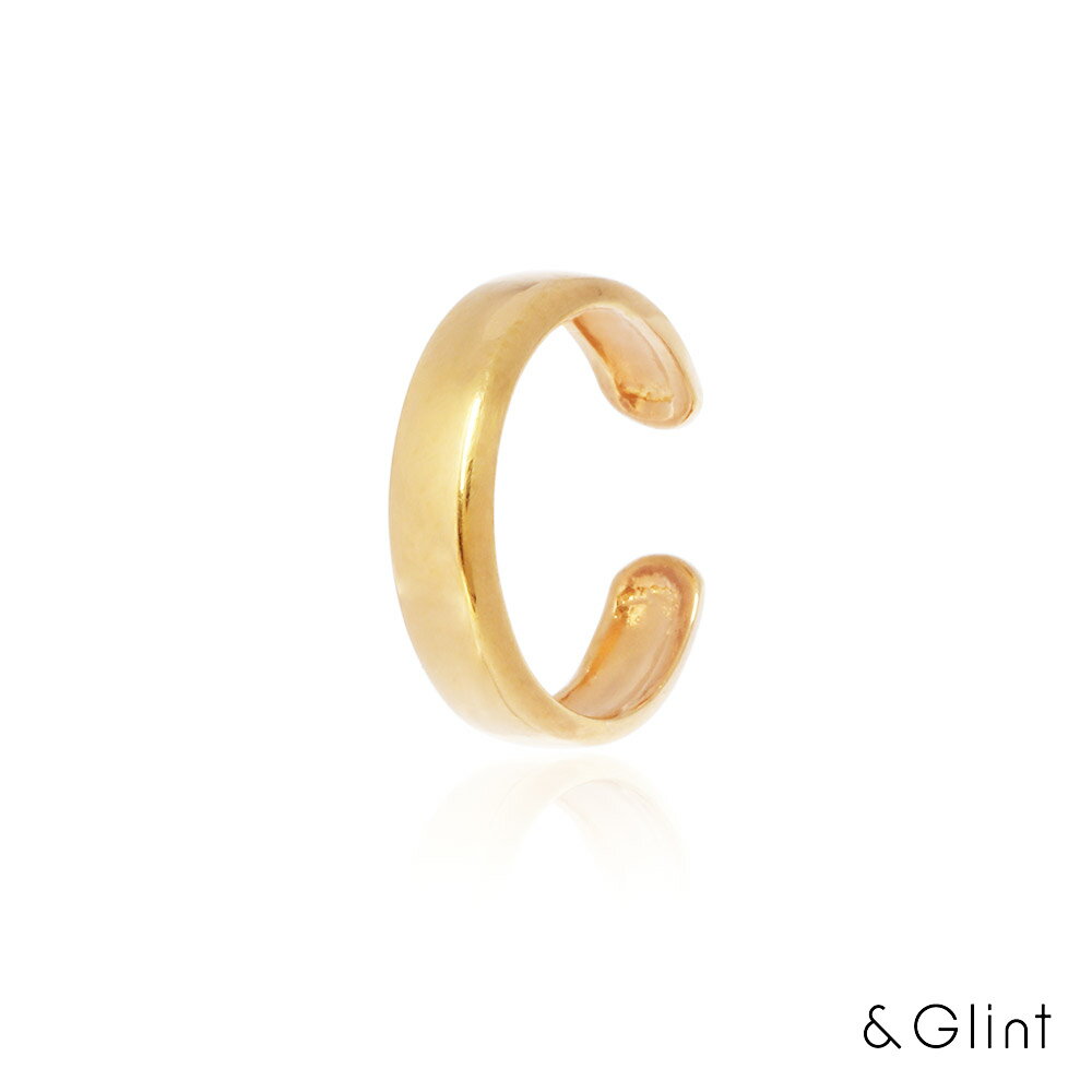 ★20%OFFクーポン配布中★【片耳販売】K10 イエローゴールド、ピンクゴールド、ホワイトゴールド イヤーカフ プレゼント ギフト シンプル アレルギー対応 ...