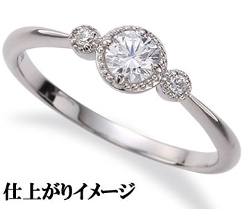 樂天商城 - ジュエリーリフォーム　セミオーダー　リング用空枠　カスタムジュエリー　既成デザイン枠【03B0507】