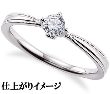 樂天商城 - ジュエリーリフォーム　セミオーダー　リング用空枠　カスタムジュエリー　既成デザイン枠【03A0265】
