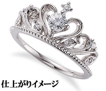 樂天商城 - ジュエリーリフォーム　セミオーダー　リング用空枠　カスタムジュエリー　既成デザイン枠【03B0395】