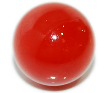 コーラル-珊瑚 血赤色 丸珠 無穴 ルース 約11.1mm 【厳選ピース】 【店頭受取対応商品】