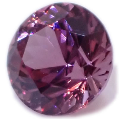 パープル ローズ パープリッシュピンク スピネル 0.35ct ラウンドカット ルース 【...
