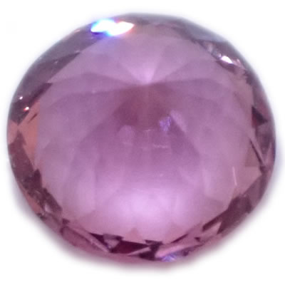 パープル ローズ パープリッシュピンク スピネル 0.35ct ラウンドカット ルース 【...