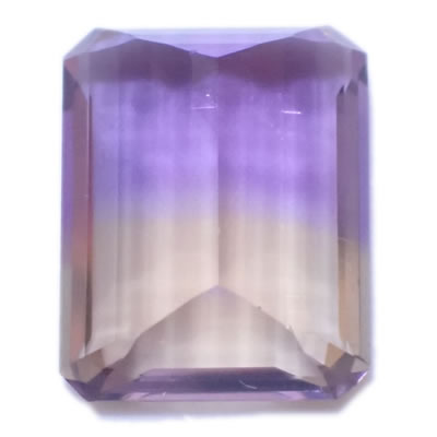 アメトリン バイカラー アメシスト シトリン エメラルドカット ルース 13.03ct 【店頭受取対応商品】