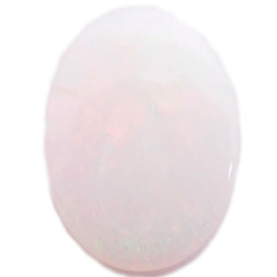 ホワイトオパール オーバルカボッション ルース 4.81ct 【店頭受取対応商品】