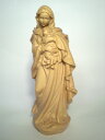 《レーピ》欧州教会使用創業100年 木彫りブランド木彫り　聖母マリア像「ルネサンス」聖母子像 ニス仕上げ　高さ 15cm 保証書付【イタリア】 その1