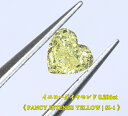 【イエローダイヤ・ルース特別販売】イエローダイヤモンド・ルース / 0.206ct, Fancy Intense Yellow, SI-1 ハートシェイプ【中宝研ソーティング付】