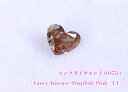 【ピンクダイヤ・ルース特別販売】☆ハートシェイプ☆ピンクダイヤモンド・ルース / 0.057ct, Fancy Intense Purplish Pink , I-1【AGTソーティング付】(4)