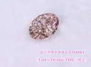【ピンクダイヤ・ルース特別販売】ピンクダイヤモンド・ルース / 0.108ct, Fancy Orangy Pink, SI-2【中宝研ソーティング付】