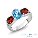 ブランドGem Stone King （ジェムストーンキング）商品名1.8カラット 天然 スイスブルートパーズ 指輪 リング レディース 天然 ガーネット シルバー925 11月 誕生石1.80 Ct Oval Swiss Blue Topaz Red Garnet 925 Sterling Silver Ringジェムストーン0.8カラット 天然 スイスブルー トパーズ (7mm x 5mm)オーバル カット0.5カラット 天然 レッド ガーネット (6mm x 4mm) 総カラット数1.8カラット (合計 3粒)金属の素材シルバー925 刻印入り金属アレルギーフリー ニッケルフリーセッティングプロング(爪留め) セッティング付属品ジュエリーボックス・品質保証カード・手さげバッグ品番MEG-0005-OV-T-SWBL-GA-R-SS11月の誕生石 トパーズトパーズは、11月の誕生石です。古代ギリシャでは身に着ける人に力を与えてくれると信じられていました。直観力や洞察力を高め、自分が本当に必要としていることを引き寄せてくれる石として知られています。 また、自分だけでなく周囲にも希望の光を与える、希望の石ともいわれています。Gem Stone King（ジェムストーンキング）創業115年を超える、世界が認める「天然石の王」定番からトレンドまでおしゃれなデザインが世界的に人気のジュエリーブランド高品質の天然石をお求め安い価格で販売！海外「ニューヨーク」から直接お届けしております● 普段使いやご褒美に20代、30代、40代、50代と幅広い年代の大人の女性にぴったり似合う贅沢な高級感デイリーに、オフィス カジュアルに、お呼ばれなどのフォーマルにも使える、上品できれいめなデザイン● 大切な女性（妻、嫁、彼女）へのプレゼントに結婚・婚約、結婚記念日、誕生日プレゼント、夫婦の記念日にクリスマス、ホワイトデー、バレンタインデー、母の日のギフトに仲良しな女友達へのサプライズギフトに還暦のお祝い、成人・入学・卒業のお祝いの贈り物にもおすすめ● 幸運のお守りにパワーストーンとしても人気の宝石たちは、お守りとしても世界中で愛用されていますあなたのお気に入りのカラーストーンを毎日のラッキーアイテムに！＊ GemStoneKingの正規品、生涯保証でお修理も可＊ 金属アレルギーフリー ニッケルフリーで安心天然スイスブルートパーズシルバー925(純銀) スリーストーンリング0.8カラットの天然スイスブルートパーズとシルバー925(純銀)でお作りするスリーストーンリング。ガーネットをアクセントストーンに添えた、魅力的なカラーコンビネーションがおしゃれなジュエリー。宝石を高い位置にキープし輝きを最大限に引き出すプロング(爪留め)セッティングがスイスブルートパーズをより美しく鮮やかに引き立たせます。エンゲージリング・マリッジリングに最適です。20代、30代、40代、50代と幅広い年代にぴったり似合う、上品で贅沢な高級感がおすすめです。普段使いや特別な装いに、シーンを選ばずお使いいただけます。ブランドGem Stone King （ジェムストーンキング）商品名1.8カラット 天然 スイスブルートパーズ 指輪 リング レディース 天然 ガーネット シルバー925ジェムストーン0.8カラット 天然 スイスブルー トパーズ (7mm x 5mm)オーバル カット0.5カラット 天然 レッド ガーネット (6mm x 4mm) 総カラット数1.8カラット (合計 3粒)金属の素材シルバー925 刻印入り金属アレルギーフリー ニッケルフリーセッティングプロング(爪留め) セッティング付属品ジュエリーボックス・品質保証カード・手さげバッグ品番MEG-0005-OV-T-SWBL-GA-R-SSトパーズ リング で探す人気ランキングから探す