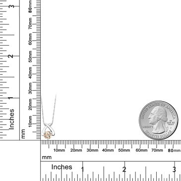 0.4カラット 天然 モルガナイト (ピーチ) ネックレス レディース 10金 ホワイトゴールド K10 ペンダント 小粒 一粒 シンプル 天然石 3月 誕生石 クリスマスプレゼント 女性 彼女 妻 誕生日