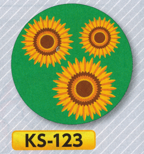 樂天商城 - たのしーる（はなシリーズ）KS-123サイズ：φ300