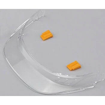 取替え用ひさし（クリア）No.SPH-C　ヘルメットNo.391F　No.392F用　TOYO　東洋物産工業（旧トーヨーセフティ）製　【送料1100円】【代引不可】【他メーカー品同梱不可】