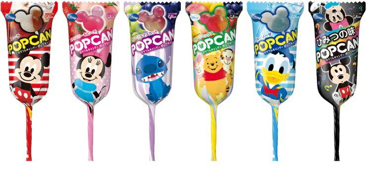 江崎グリコ ポップキャン 30本入 【数量限定 早いもの勝ち 】 お菓子 カラフル キャンディ 飴 キッズ ディズニー glico POPCAN【YH】のサムネイル