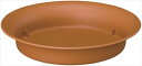 柔らかな曲線が印象的なノアポットの受皿です。表面はマットな質感です。　受皿受皿　　寸法(幅W×高さH)(mm)300×55　材質：ポリプロピレン　　製品重量（g）180　カラー:ブラウン　　　