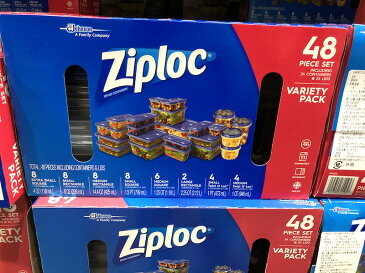 【増税による値上げはしていません】コストコ #943507 Ziploc ジップロック マルチパック コンテナー 24個(8種) 食品保存容器 キッチン用品【Z】