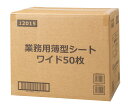 シーズイシハラ　ペットシーツ　業務用　薄型シート　ワイド　1ケース（50枚×6セット）　犬　シーツ　送料無料　4990968120154【W】