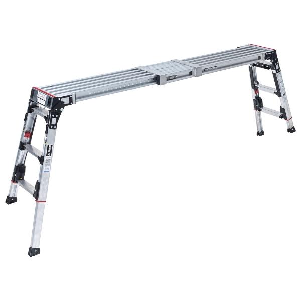 【在庫確認商品】アルインコ 上部操作式 伸縮天板・伸縮脚付足場台 VSX1709RX 天板寸法：236×1183〜175..