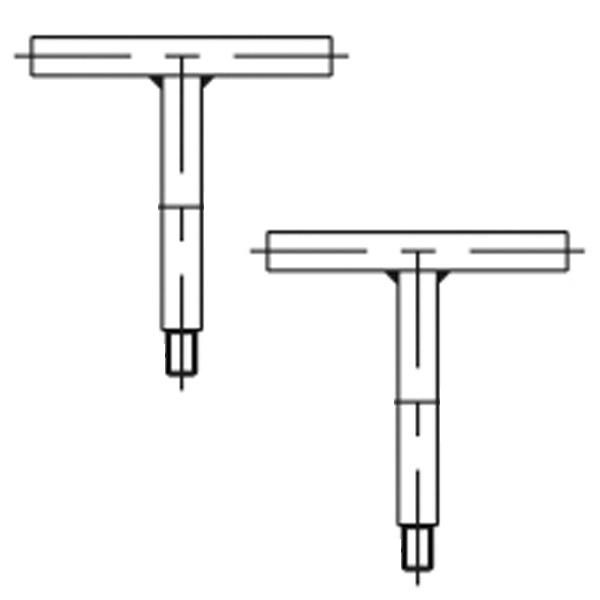 第一機材(DKC) 開閉金具 目地なし 側溝蓋・ます蓋専用 開閉ハンドル MF-25 2本1組 02369825